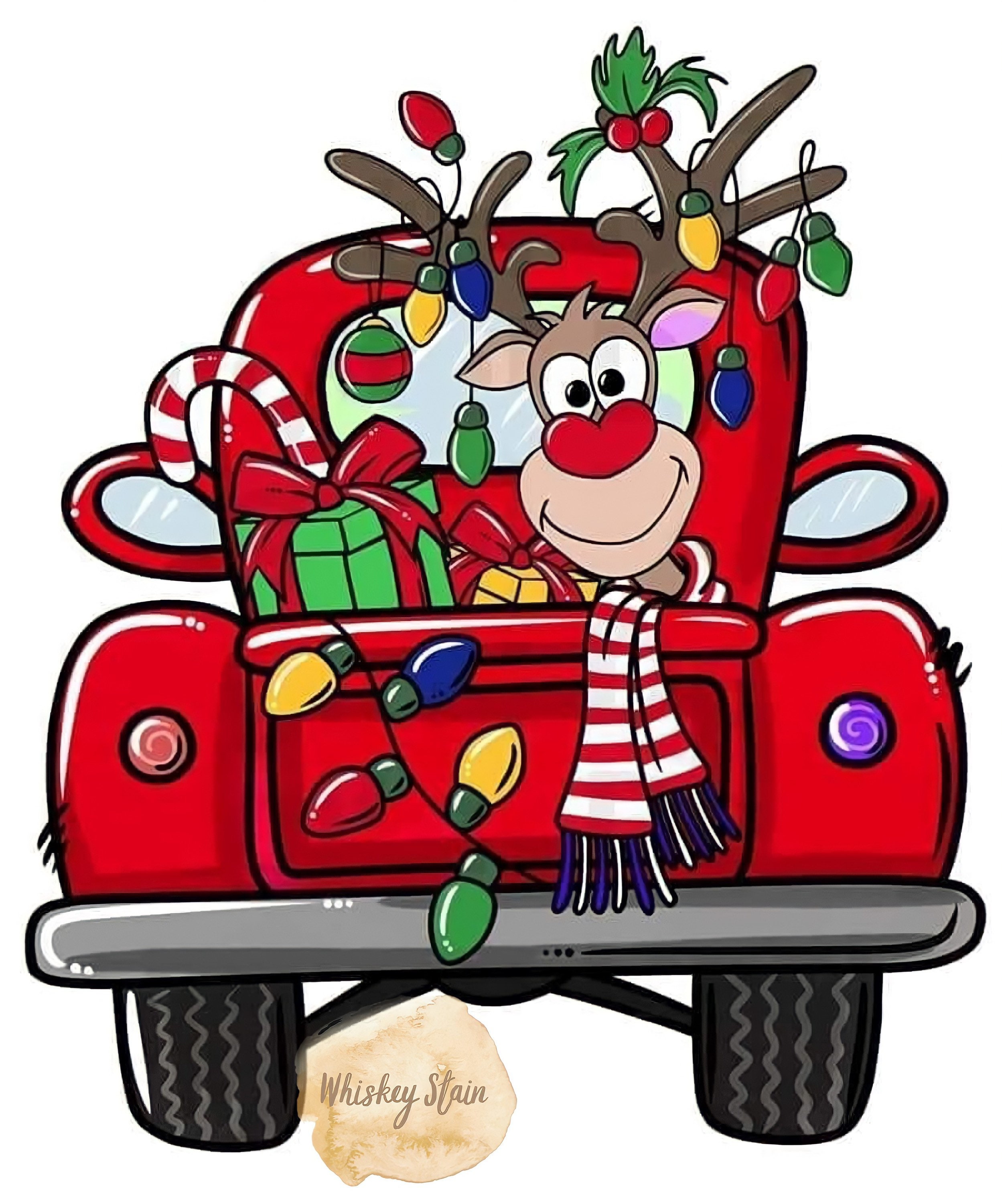 Santa Monster Truck/ Bad Santa/ Christmas/ READY TO PRESS Sublimation  Transfer/ Heat Transfer/ Xmas/ Winter/ Holiday/ New Years/ Snow 