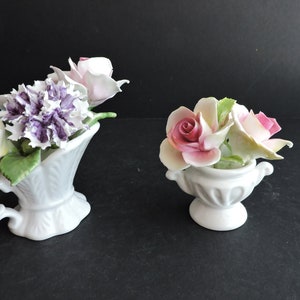 Radnor Bone China Flower Figurines Choice of 2 Vintage England Staffordshire Floral Bookshelf Decor Collectible GreenTreeBoutique