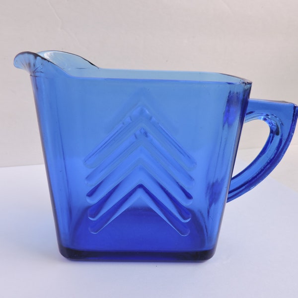 Cobalt Blue Juice Glass Etsy