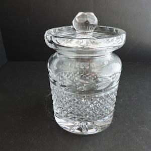 Glass Biscuit Jar Vintage Kitchen Food Server Storage Bed & Breakfast Table GreenTreeBoutique