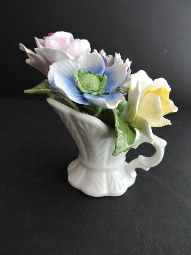 Radnor Bone China Flower Figurines Choice of 2 Vintage Etsy