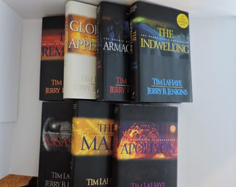 Second Coming Left Behind Book Series Set of 7 Religious Bookshelf Decor Authors Tim LeHaye & Jerry B. Jenkins GreenTreeBoutique
