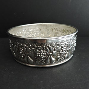 Italië Zilveren Wijnfles Onderzetter Vintage Metaal Fruit Wijn Onderzetter Bar Accessoire Tafeldecor GreenTreeBoutique