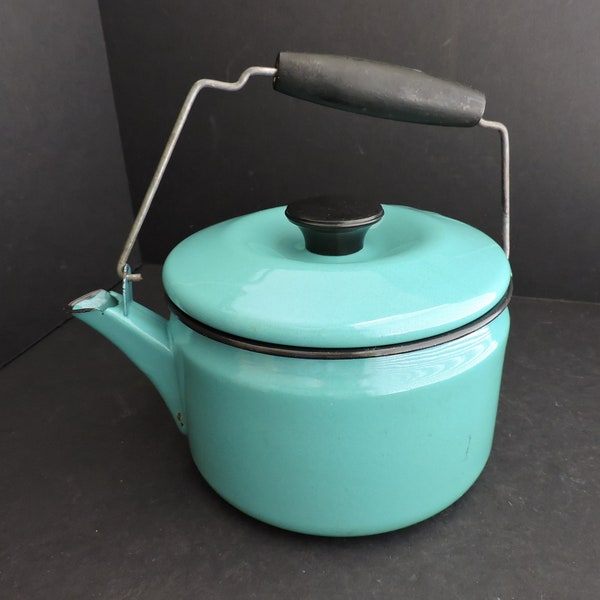 Enamel Tea Kettle Etsy