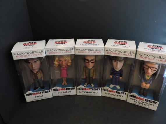 Big Bang Theory Bobble Heads Set of 5 Collectible TV Doll Souvenir
