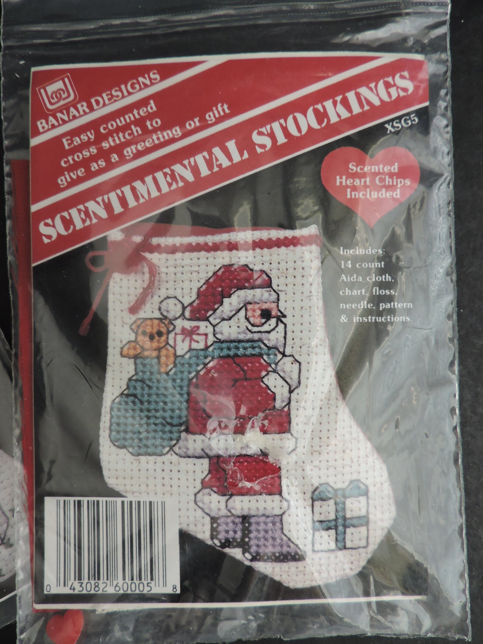 Mini Cross Stitch Stocking Kits Set of 3 Banar DIY Etsy