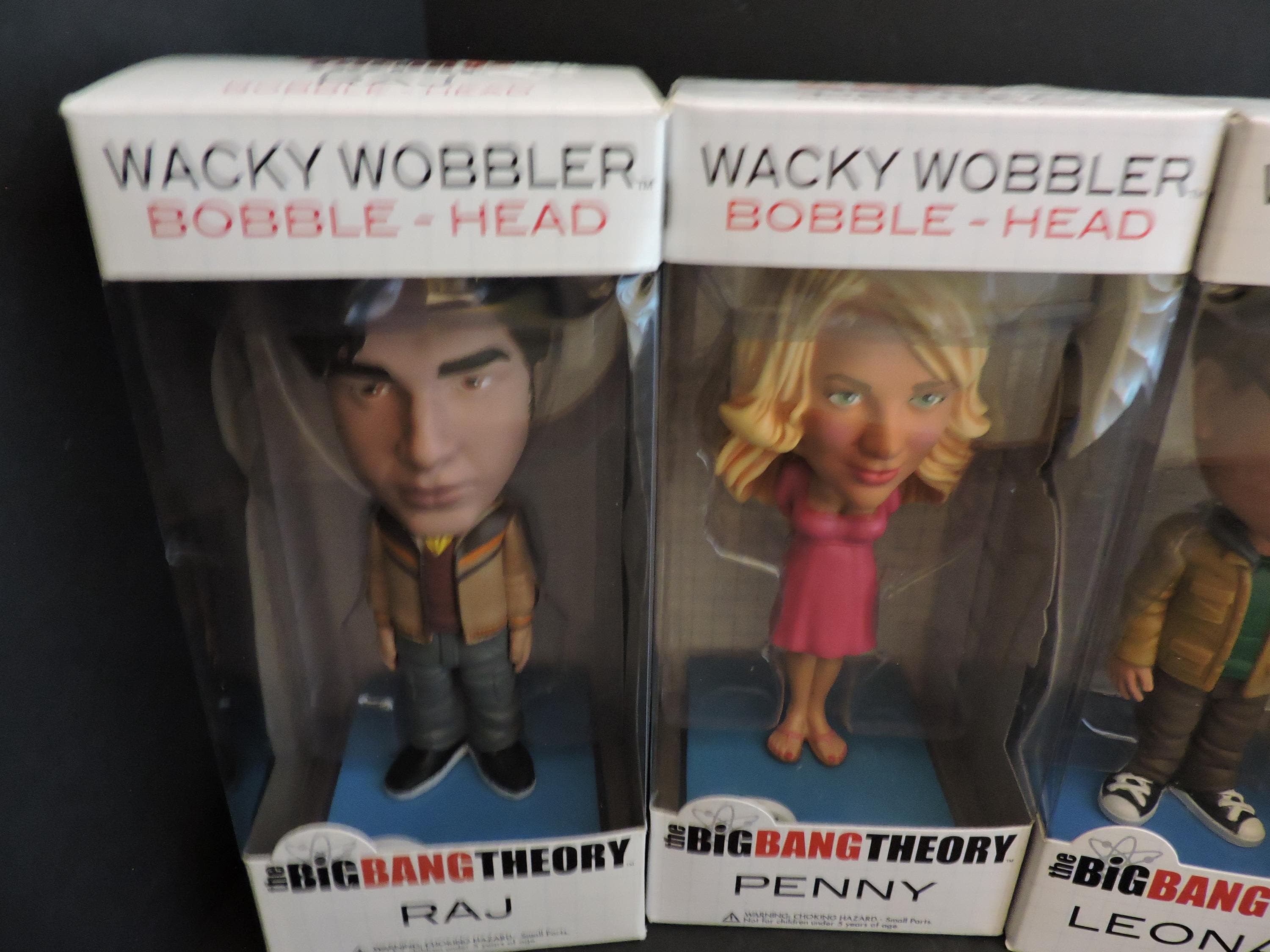 Big Bang Theory Bobble Heads Set of 5 Collectible TV Doll Souvenir