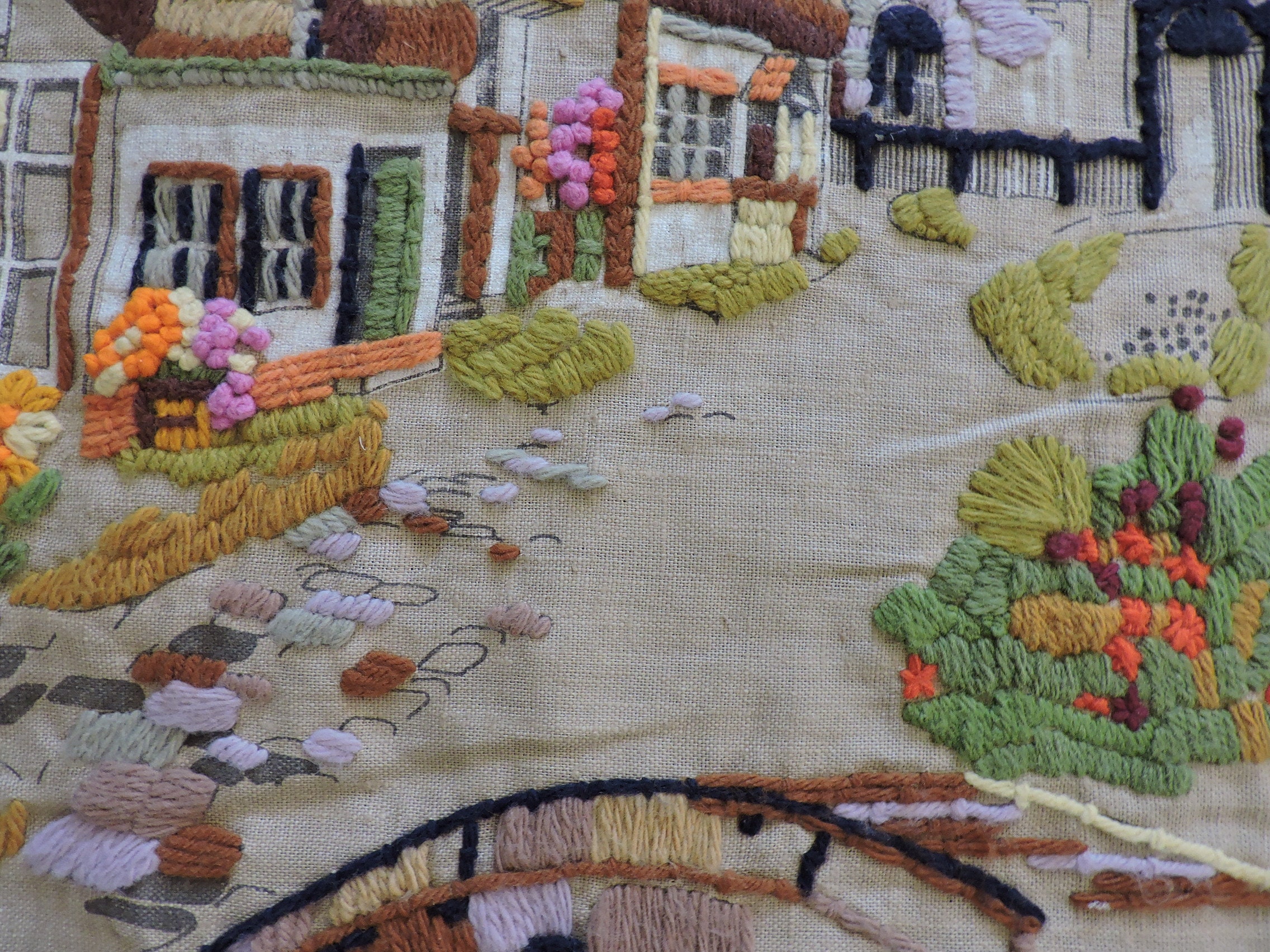 BRODERIE, ANCIEN CAHIER de broderie, tissu, couture, XIXe, 13 pages EUR