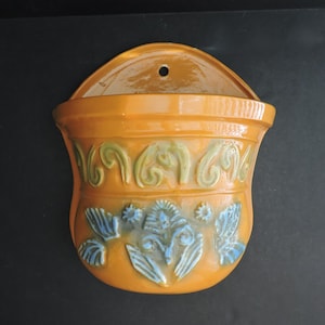 Ceramic Wall Planter Kitchen Decor Display Pottery GreenTreeBoutique