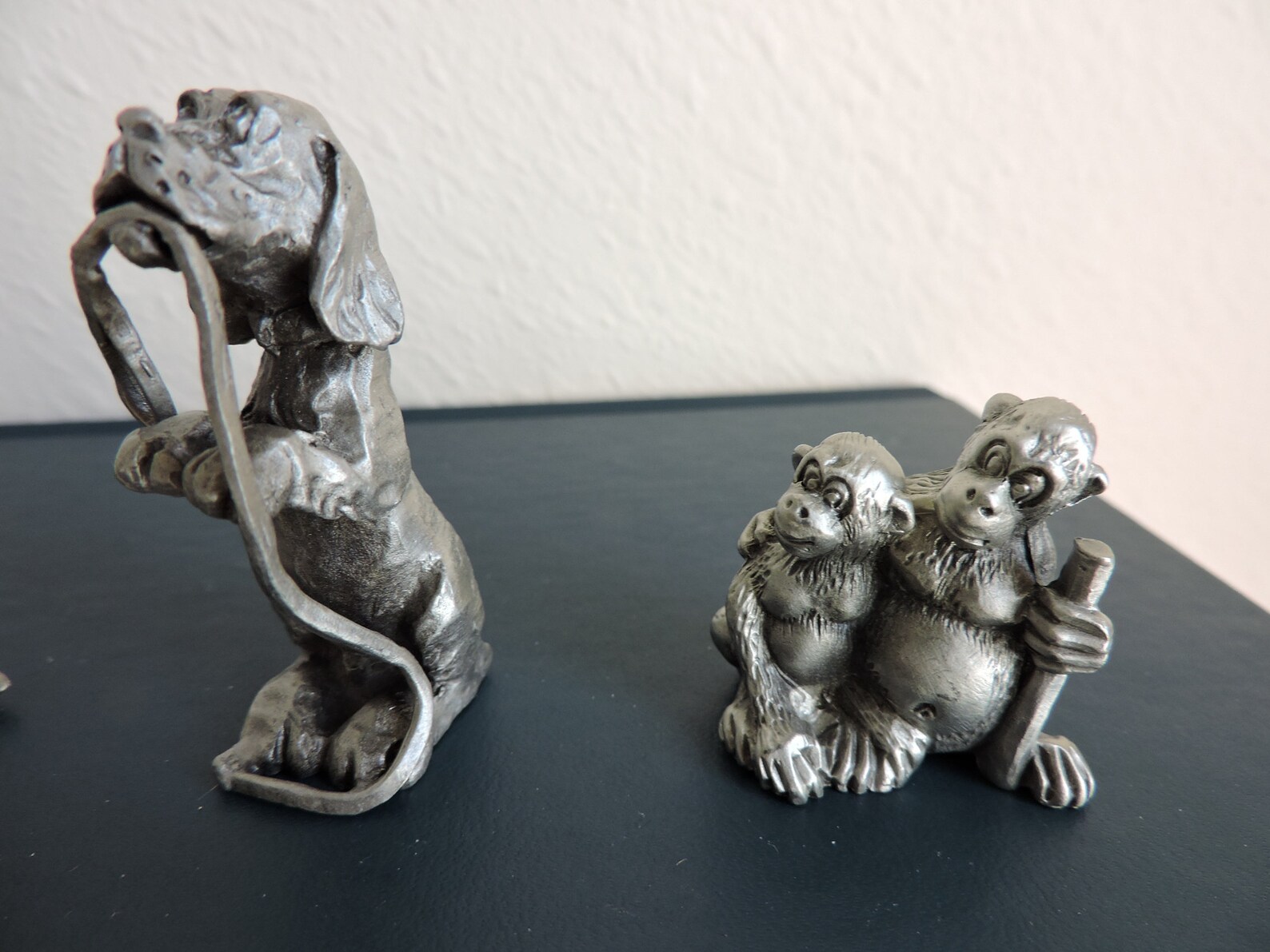Pewter Miniature Animals Small Collectible Pewter Figurine Etsy