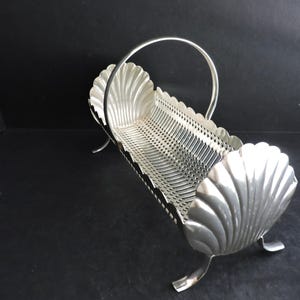 Bandeja para biscoitos em formato de treliça, banhada a prata, para mesa de jantar, buffet, utensílio para servir aperitivos, cesta vintage com alça, GreenTreeBoutique