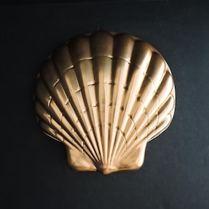 Copper Shell Gelatin Mold Retro Kitchen Dessert or Shortbread Pan Cooking Decor GreenTreeBoutique