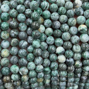 Natural Green Pyrite Beads Gemstone Beads Round Stone Beads 6mm 8mm 10mm 15&#39;&#39;
