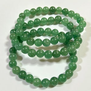 Women Bracelet, Green Aventurine Bracelet, Stone Beads Bracelet 6mm 8mm ...