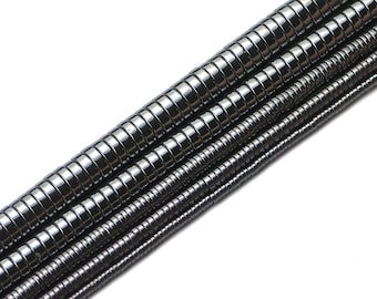 Natural Hematite Heishi Beads Rondelle Stone Beads 2mm 3mm 4mm 6mm 8mm 15''