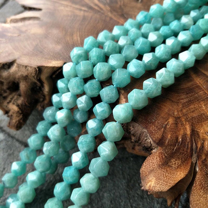 12mm Amazonite Beads Green Amazonite Stone Beads Nugget Etsy