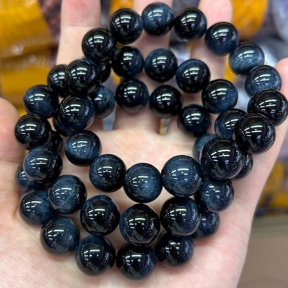 Bracciale In Occhio Di Tigre: Braccialetto Di Perline Di Cristallo - Foto 13