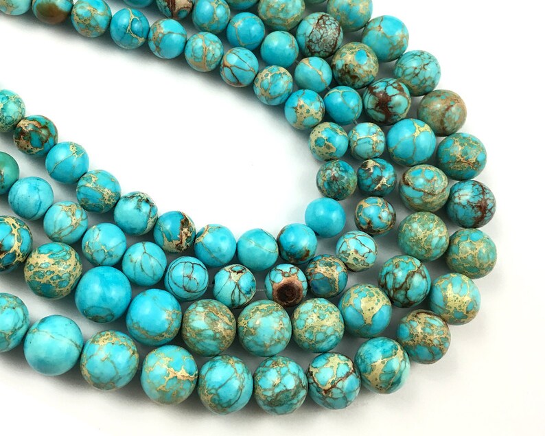 loose semi precious stone beads 8mm 10mm 15/'/' strand round dyed blue jasper gemstone beads natural blue impression jasper beads