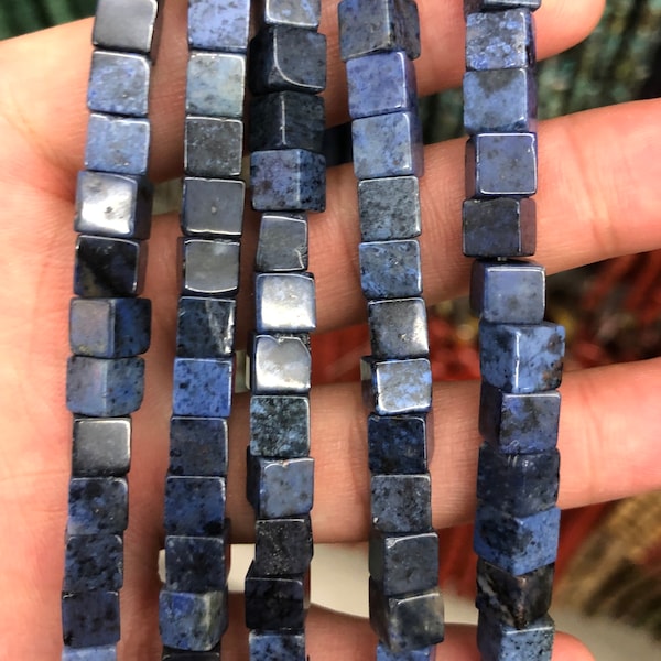 Dumortierite Bracelet — Tumbled Freeform Beads