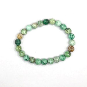 Women Bracelet, Natural Genuine Variscite Beads Bracelet For Gift 6mm 8mm 10mm 8'' image 5