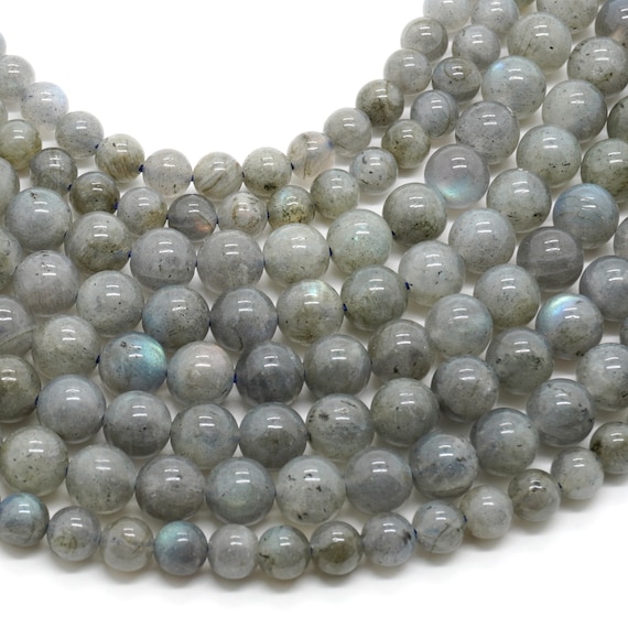 Labradorite Beads, Green Labradorite Stone Beads, Natural Gemstone Beads,  6mm 8mm 15''