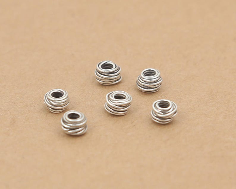 925 Sterling Silver Jewelry Findings Silver Spacer Beads Etsy