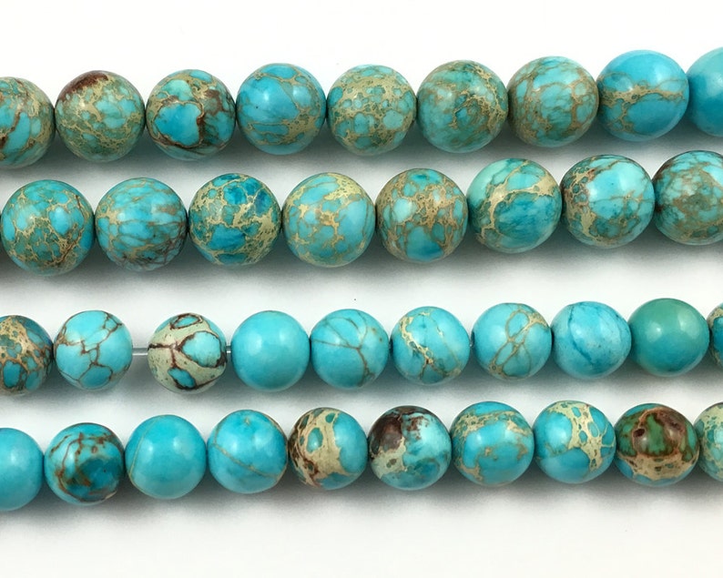 loose semi precious stone beads 8mm 10mm 15/'/' strand round dyed blue jasper gemstone beads natural blue impression jasper beads