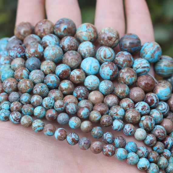 15/" Natural Gemstone Round Spacer Loose Beads 4mm 6mm 8mm 10mm 12mm Lots Stones