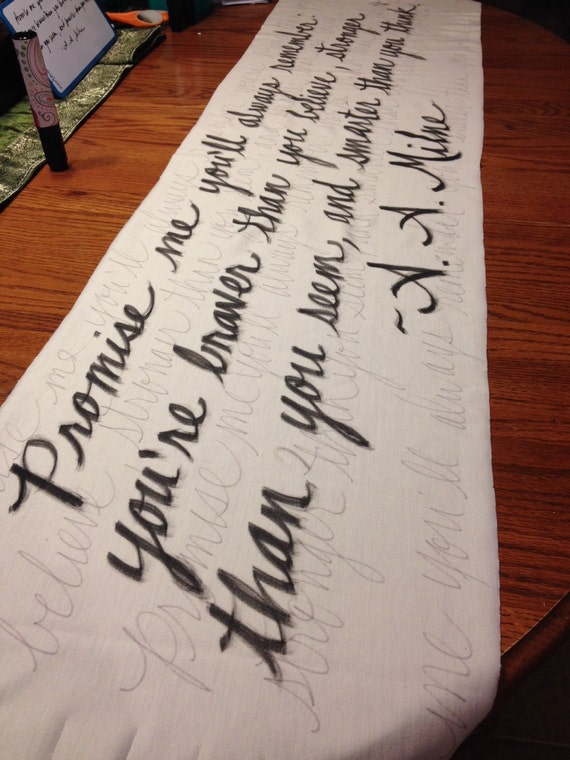 Items similar to Quote Scarf on Etsy