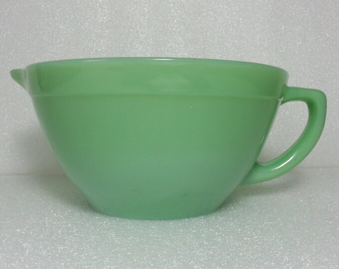 Vintage Fire King Jadeite Pitcher Batter Bowl Etsy