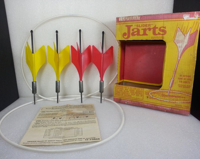 Vintage Regent Slider Jarts Lawn Darts Model 73929 Full Set in Original Box Etsy