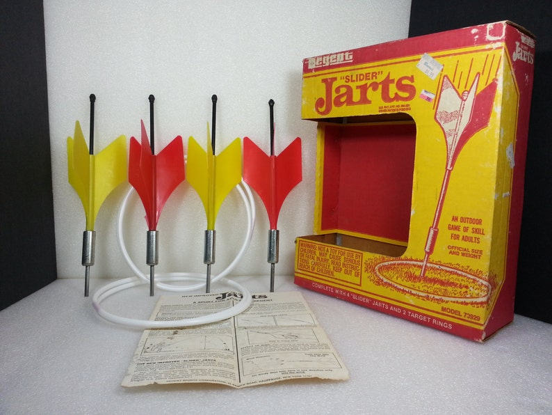 Vintage Regent Slider Jarts Lawn Darts Model 73929 Full Etsy