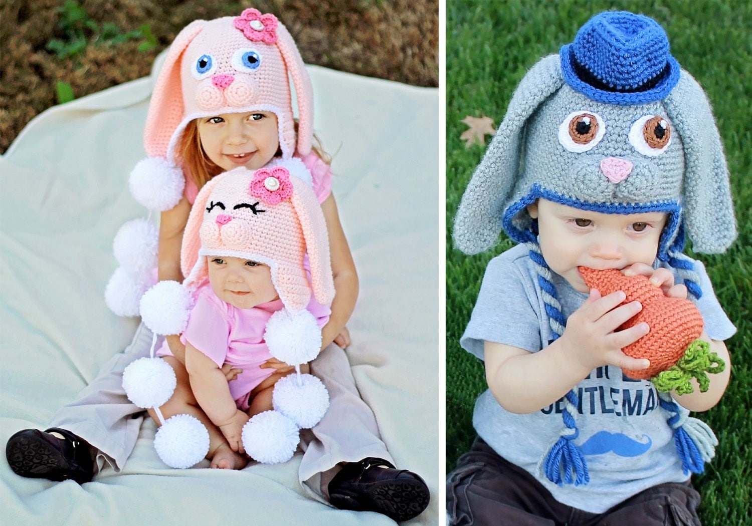 37 Bunny Beanie Crochet Patterns: Perfect for Every Skill Level and Season! 18 Crochet Bunny Hat Pattern. Easy