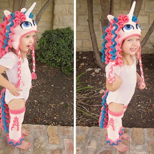 Crochet Unicorn Costume Pattern Pack. Easy Instructions for Cute Pony ...