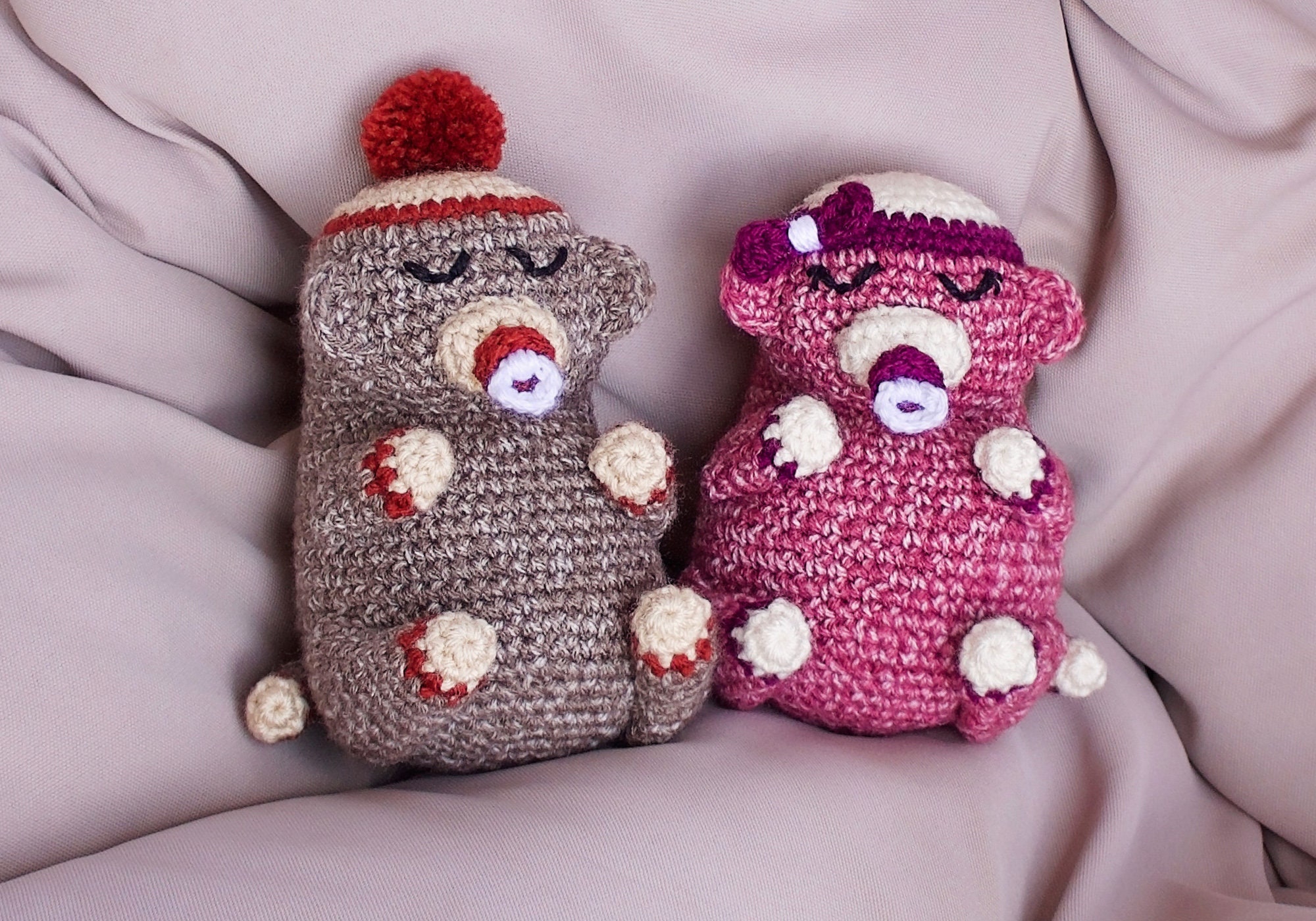 21 Sock Monkey Crochet Patterns for Cozy Toys, Loveys, Hats, and Gifts 16 Crochet Sock Monkey Pudgy Pal Pattern. Easy Instructions