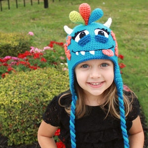 CROCHET PATTERN Monster Hat Pattern For Boys & Girls PDF File image 5