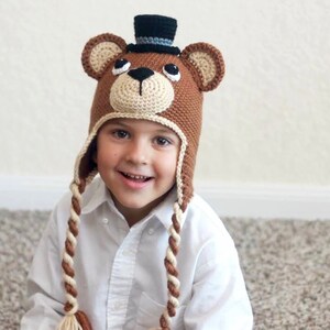 Crochet Bear Hat Pattern. Easy Instructions for Cute Boy & Girl Teddy Bear Animal Beanie for Babies, Kids, Teens and Adults PDF FILE image 5