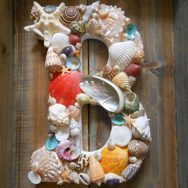 M & B Beach Decor Seashell Letters, Custom for Michele