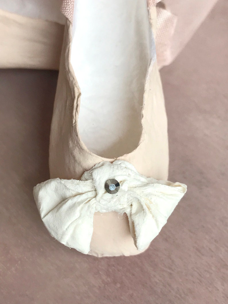 Miniature Paper Pointe Shoes in Ballerina Gift Box Paper Etsy