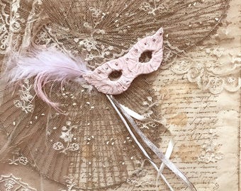 Marcapáginas de plumas de avestruz rosa con cintas, regalo para amantes de la lectura, adorno para tarta de máscara de carnaval, regalo literario para amantes de los libros