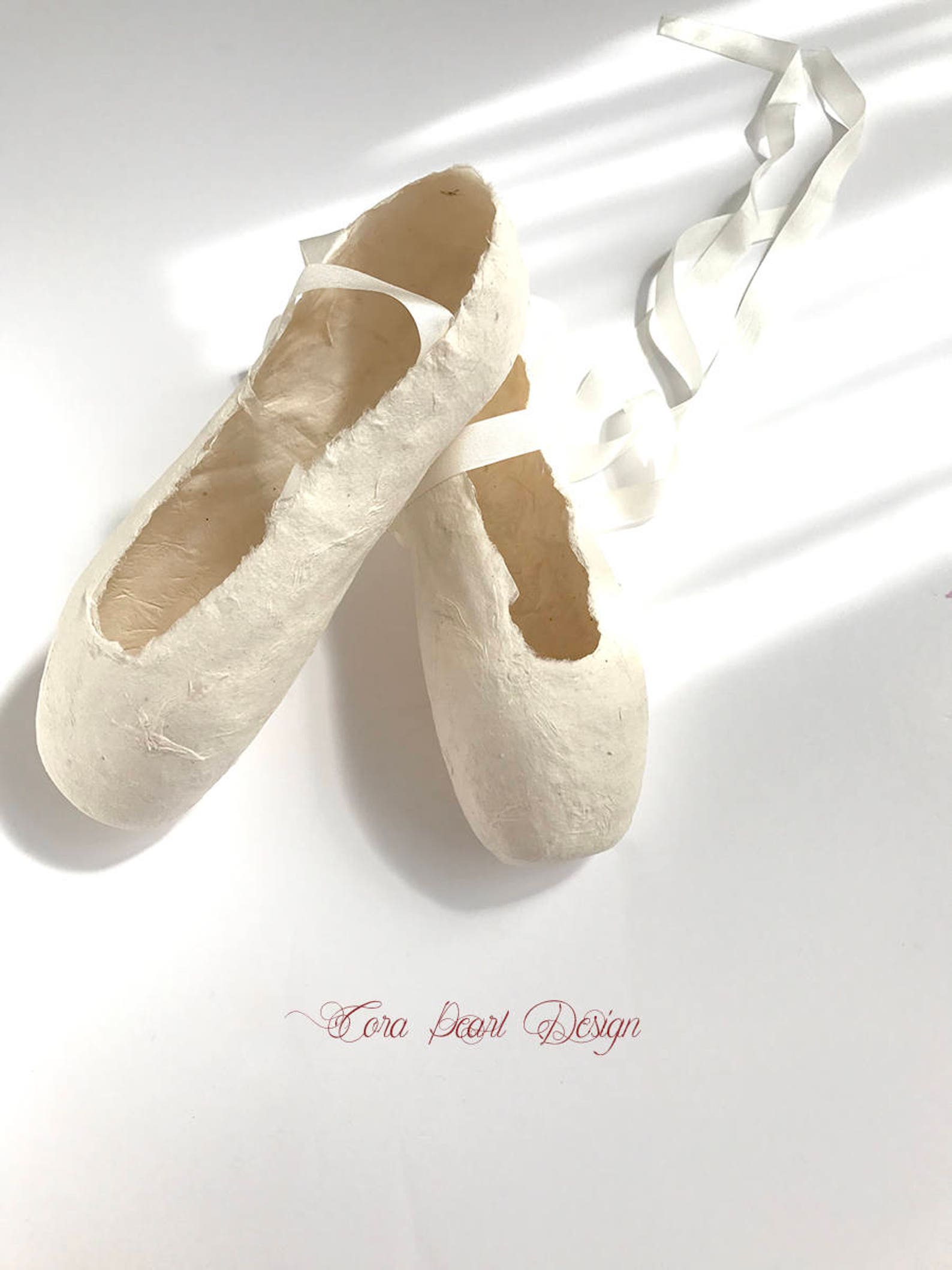 limited edition ivory paper pointe shoes gift boxed - paper ballet shoes - decorative shoes - ballet gifts - shabby chic decor b limited edition ivory paper pointe shoes gift boxed - paper ballet shoes - decorative shoes - ballet gifts - shabby chic decor b
