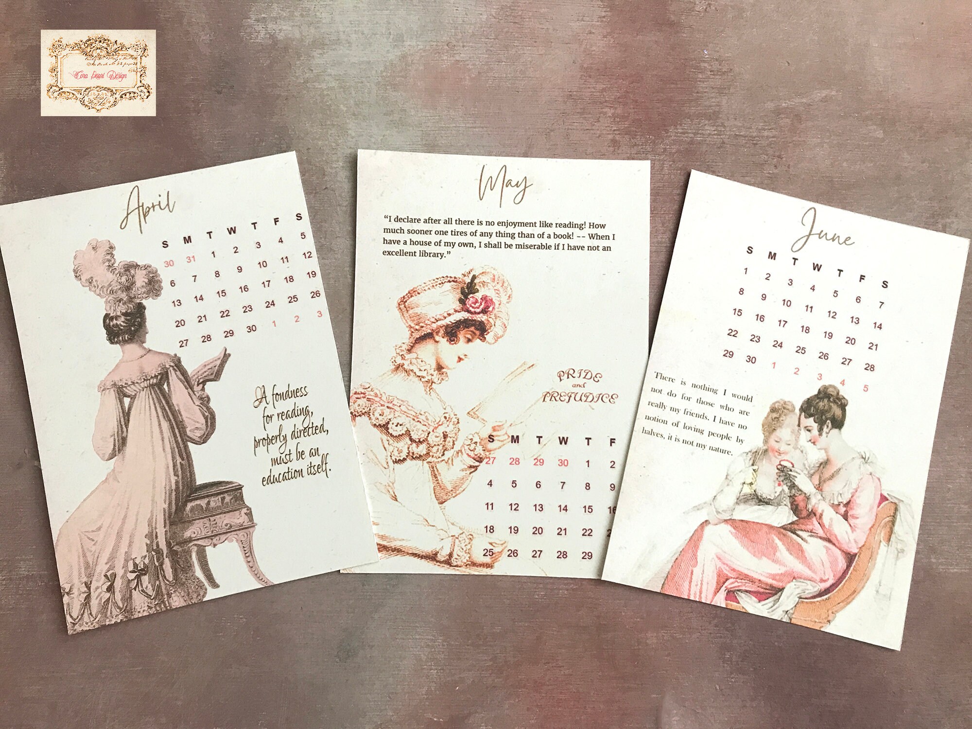 Jane Austen 2025 Engagement Calendar