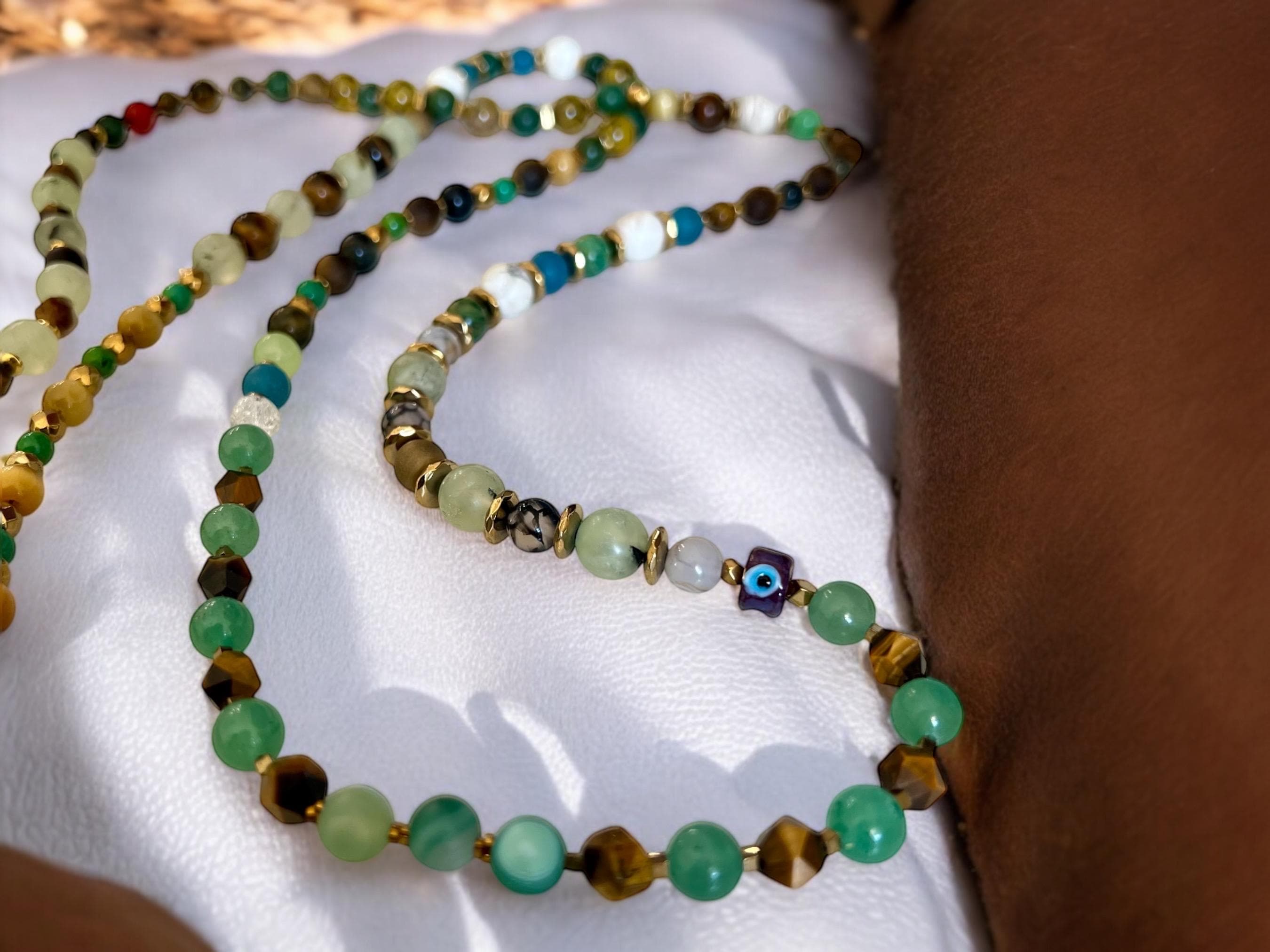 Handmade Beaded Lanyard Crossbody Strap Necklace for Phone — view 3