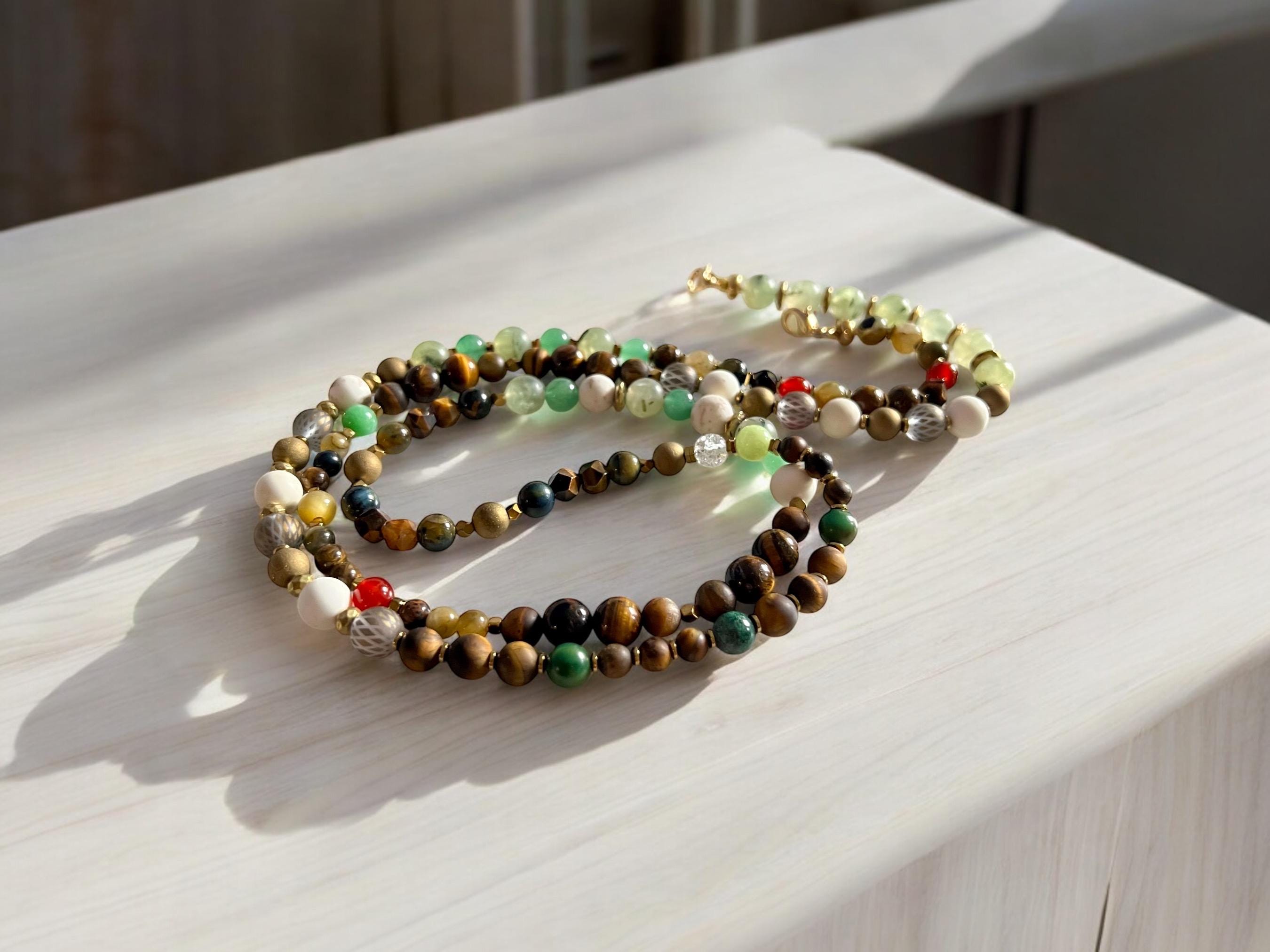 Handmade Beaded Lanyard Crossbody Strap Necklace for Phone — view 3