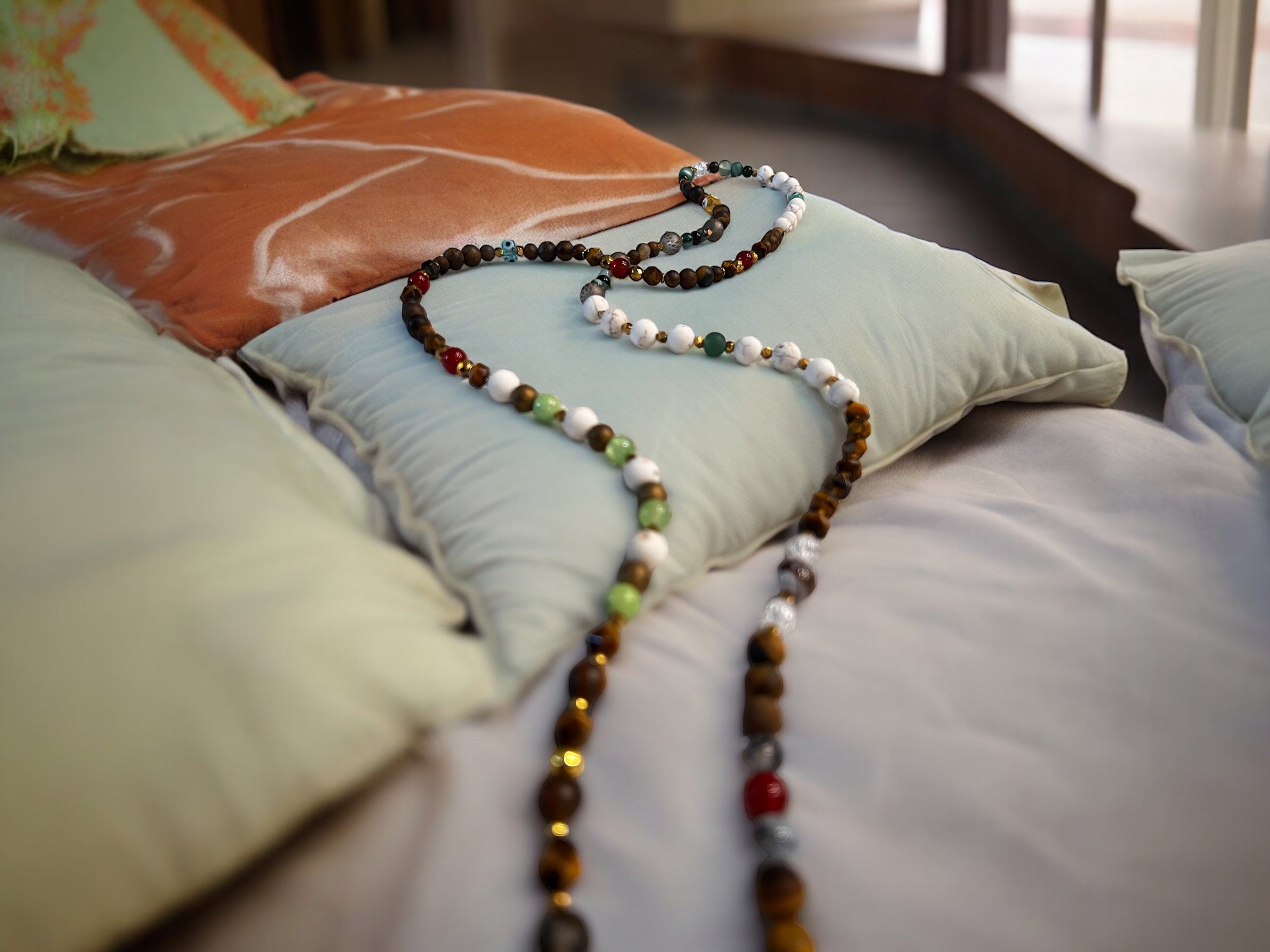 Handmade Beaded Lanyard Crossbody Strap Necklace for Phone — view 5