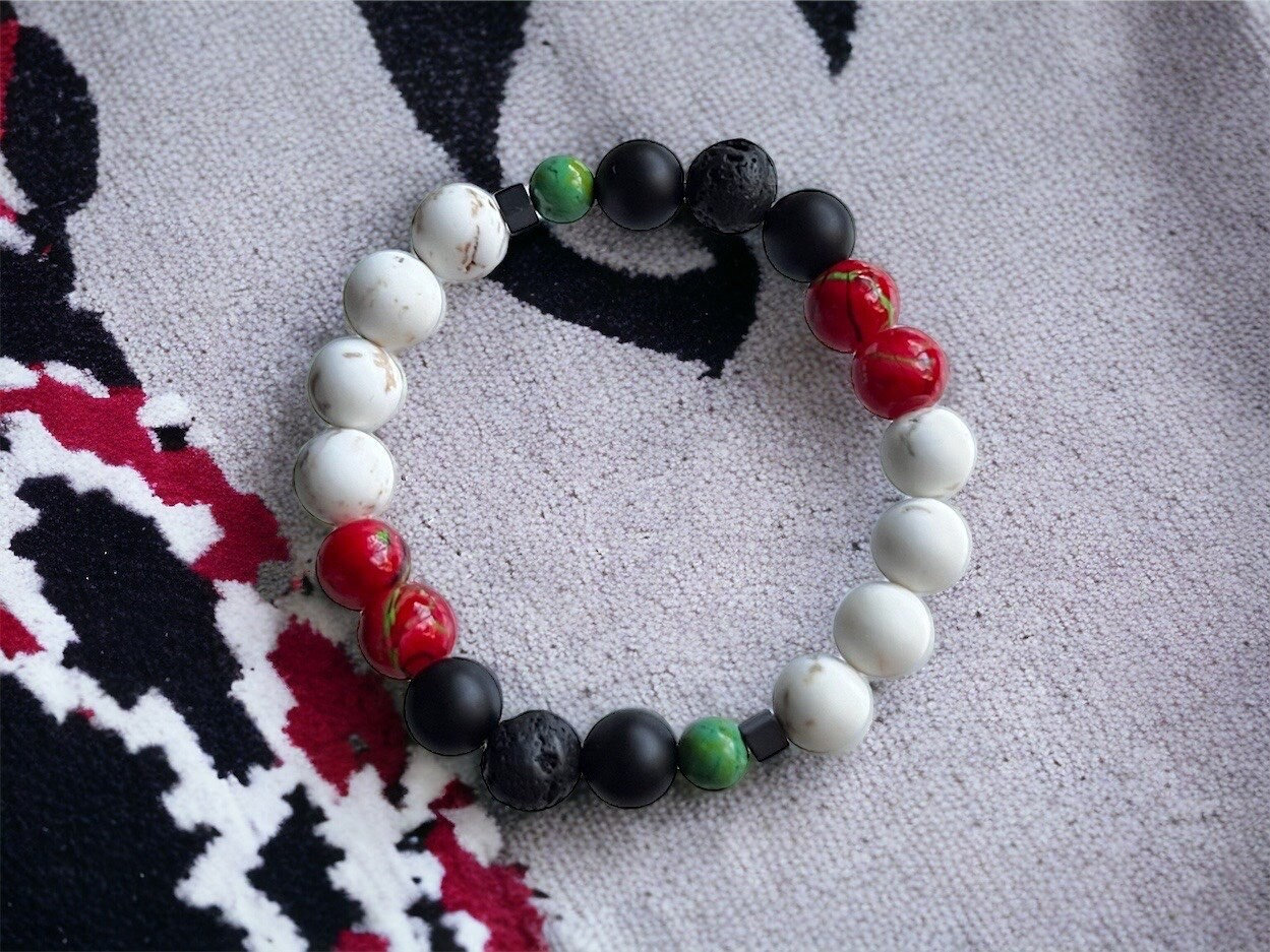 Palestinian Beaded Bracelet Unisex | Support — view 2