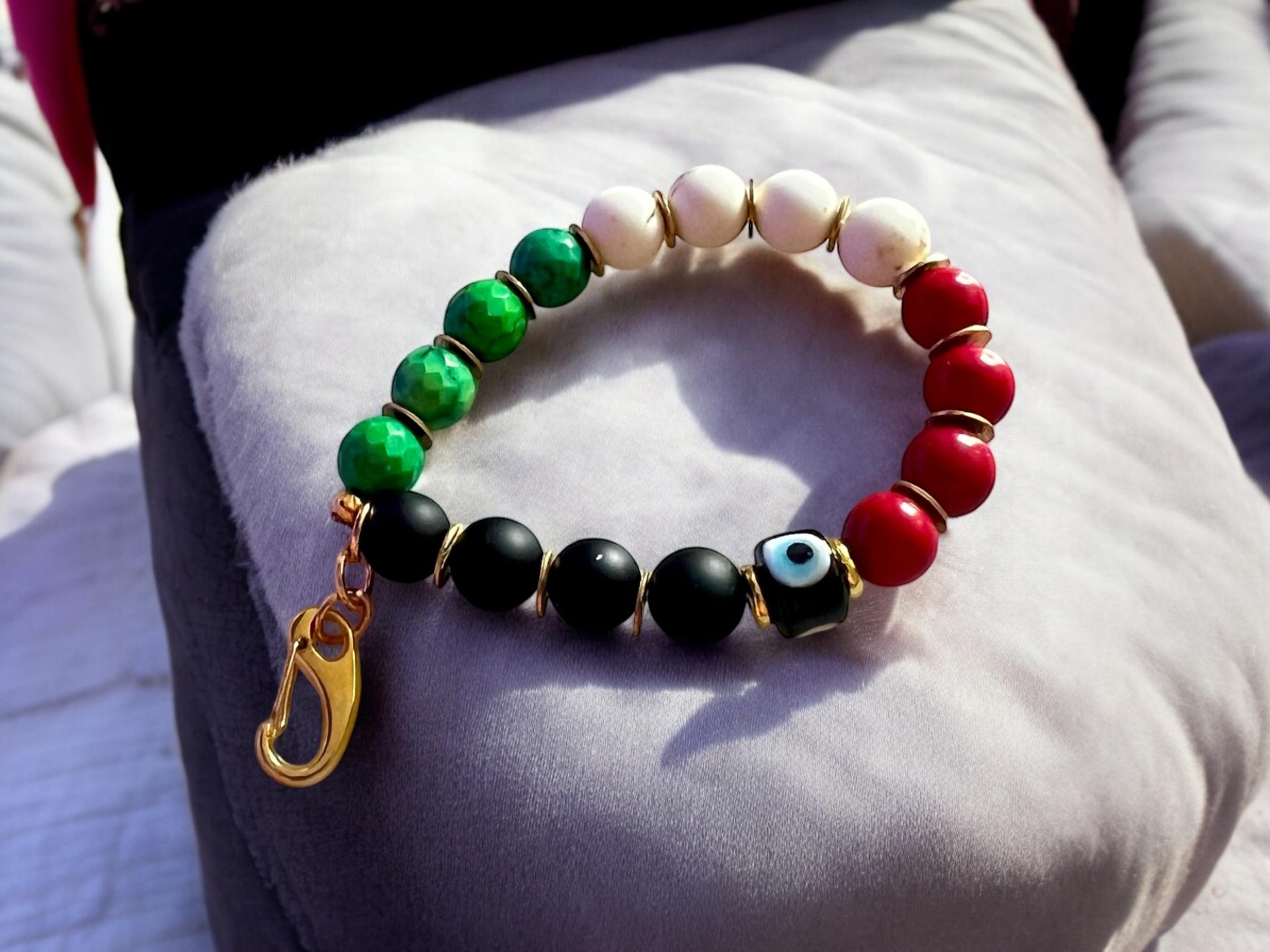 Palestinian Beaded Keychain | Purse Charm | Support Palestine — view 5