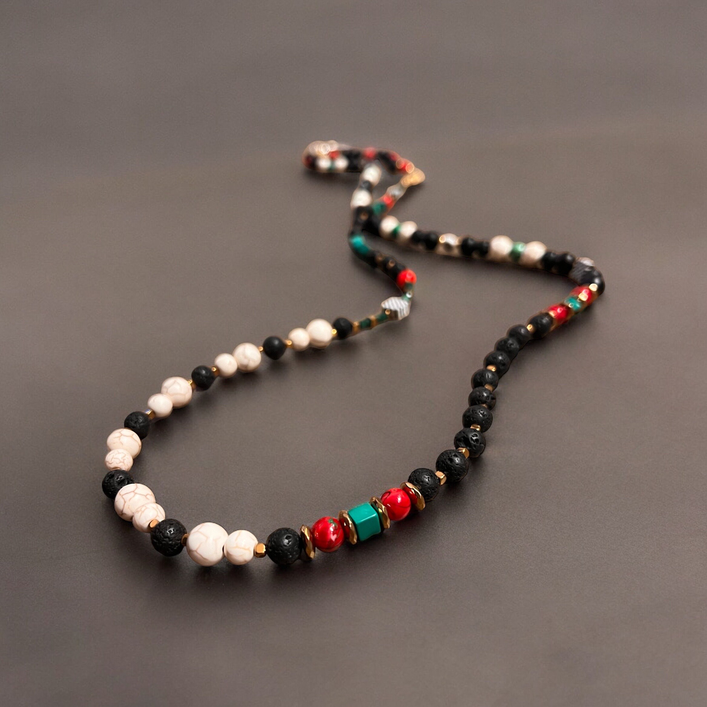 Palestine Onyx Lanyard Crossbody Strap Necklace for iPhone — view 3