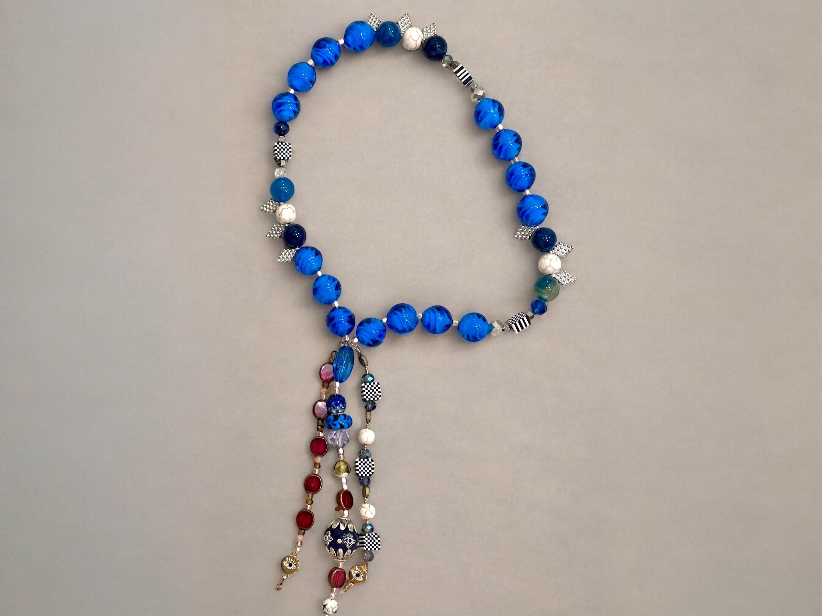 Handmade Beaded Tasbeeh | Protection Ornament | Eid Gift — view 4