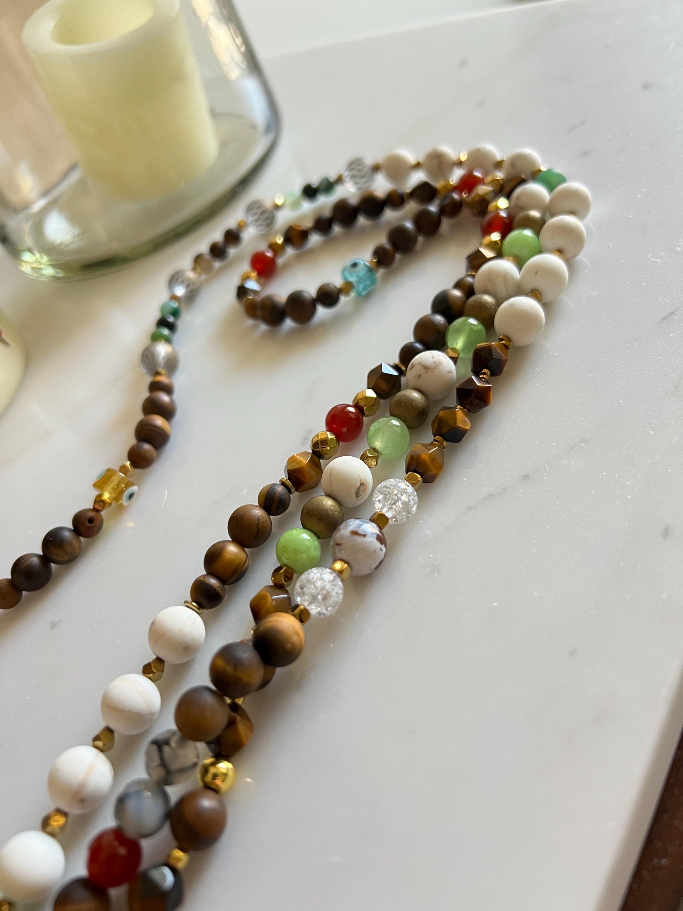 Handmade Beaded Lanyard Crossbody Strap Necklace for Phone